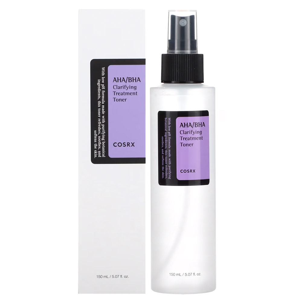 تونر-لایه-بردار-درمانی-آبرسان-و-شفاف-کننده-AHA-BHA-کوزارکس-COSRX-AHA-BHA-Clarifying-Treatment-Toner-150ml
