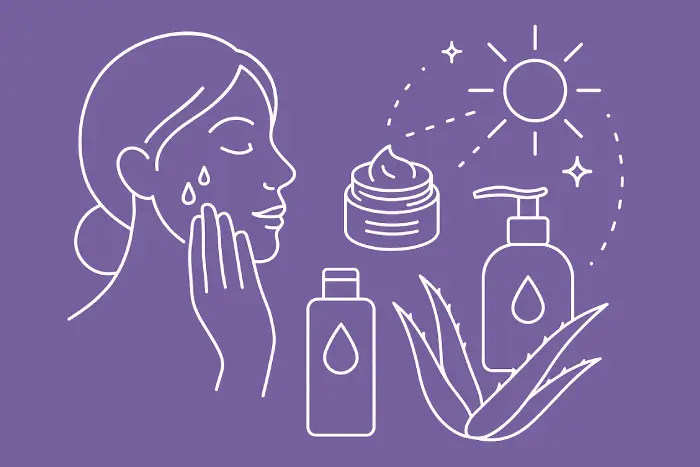 علت خشکی پوست در تابستان