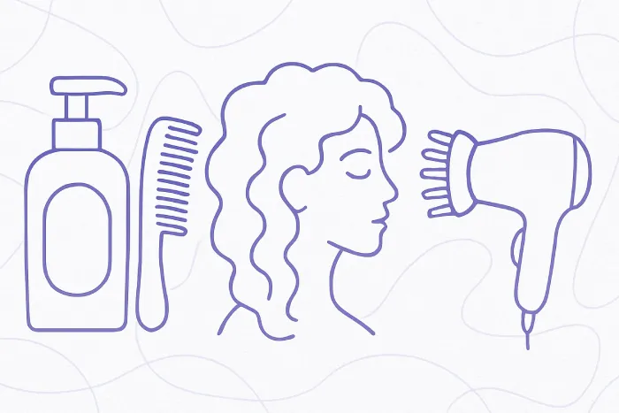 ۷ نکته برای خوش_حالت شدن موی فر